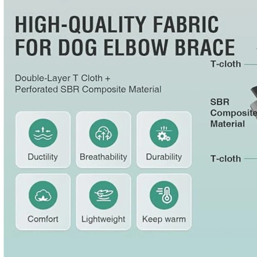 Dog Elbow Support Right Leg Brace